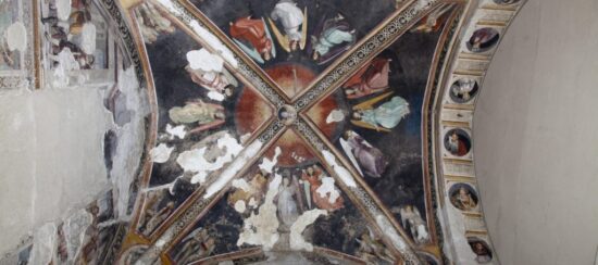 Il soffitto della Cappella Gotica