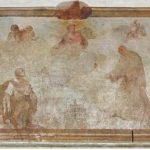 l'affresco sulla facciata dell'ospizio certosino