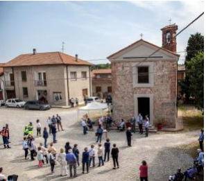 Vista della cappella dal cortile