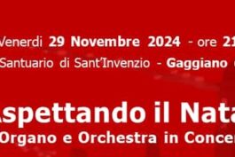 GAGGIANO &#8211; S. INVENZIO: Concerto organo e orchestra &#8220;aspettando Natale&#8221;